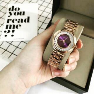 Đồng hồ nữ dây thép GUOU phong cách Hàn Quốc