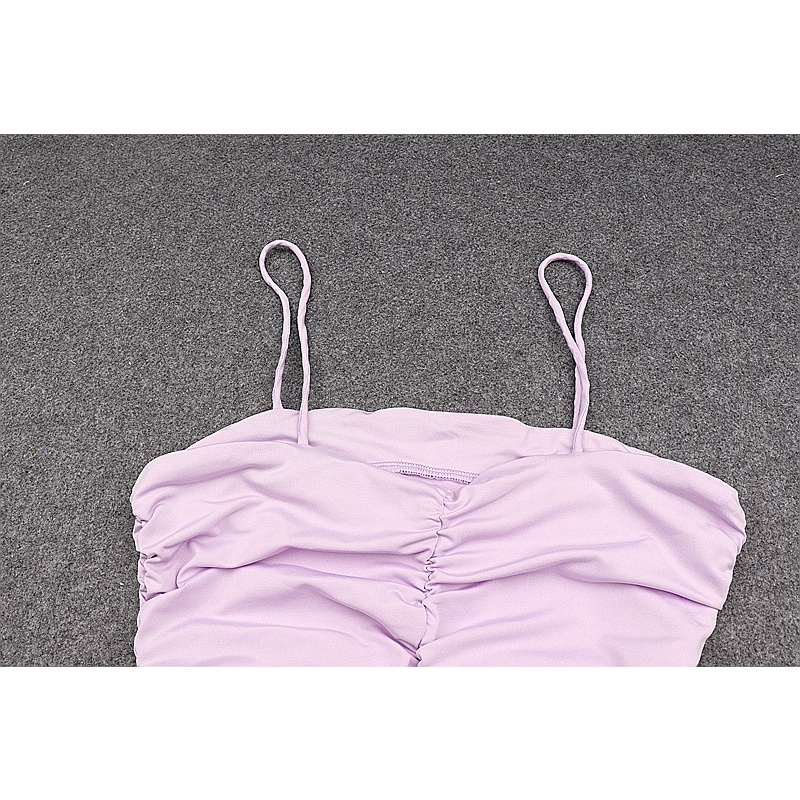 DUNEA Đầm ôm trễ vai phối bèo nhún quyến rũ dành cho nữ