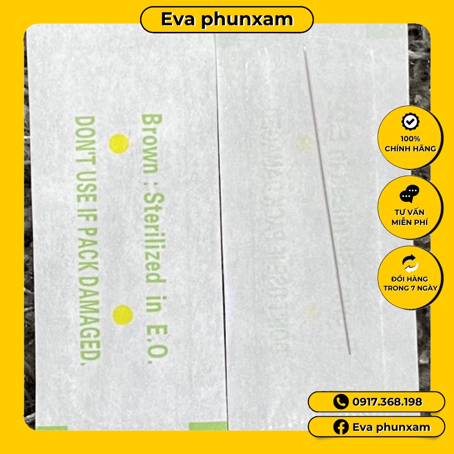 [50-100 Cái]Kim 1 Dài Phổng Thông Phun Xăm