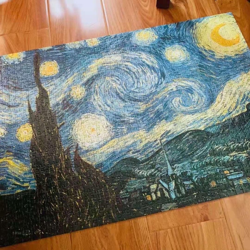 Đồ chơi xếp hình LEGOGI PUZZLE VAN GOGH 1000 mảnh size 50*75 CM đồ chơi trang trí trưng bày phòng quà tặng sinh nhật