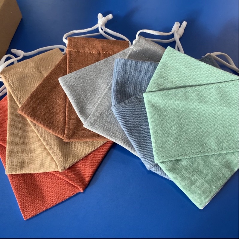 Khẩu trang vải 3D linen cho nam và nữ