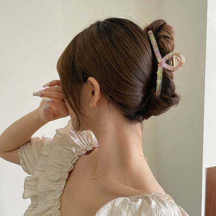 Kẹp TóC HìNh Cá MậP ĐíNh NgọC Trai Giả ThờI Trang Cho Nữ