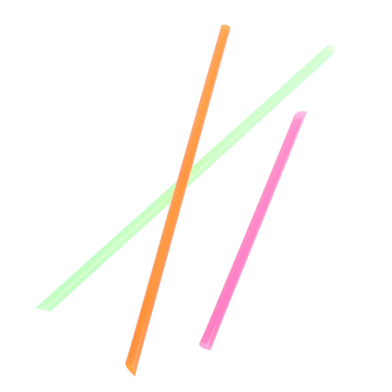 Bộ 100 Ống Hút Nhựa Mini Nhiều Màu Sắc