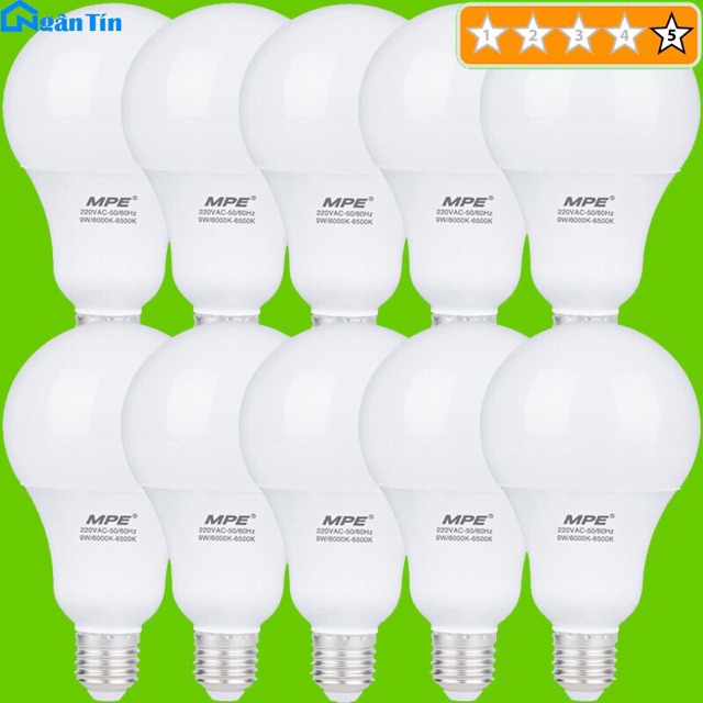 BÓNG NẤM LED MPE ( 5W, 7W, 9W) - hàng chính hãng, sẵn có