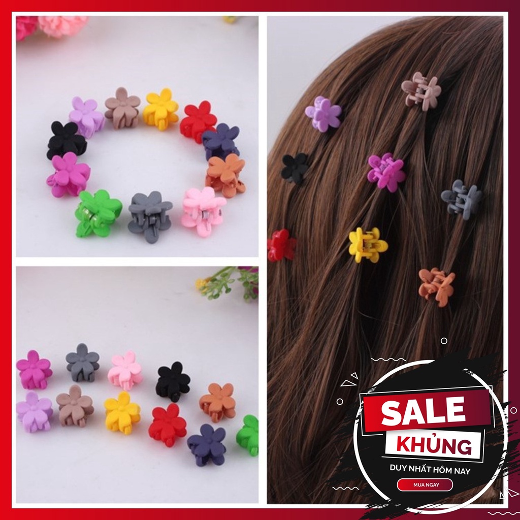 [COMBO 10] Kẹp tóc hoa mini siêu dễ thương 2100