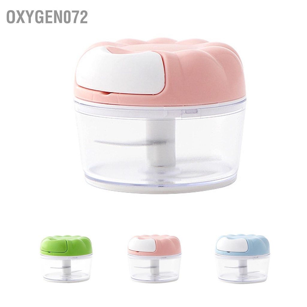 Oxygen072 Manual Garlic Mincer High Efficiency Mini Chopper Household Grinder Crusher for Kitchen