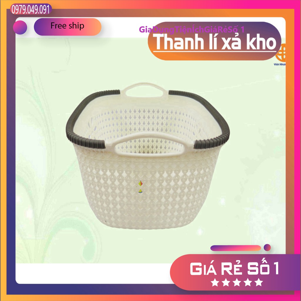Giỏ Nhựa Đựng Đồ Dùng Nhà Tắm Việt Nhật Đa Chức Năng syte Hàn Quốc các size