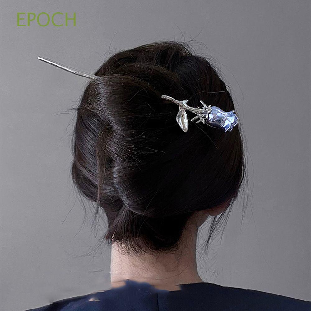 Epoch Trâm Cài Tóc Hình Hoa Hồng Phong Cách Cổ Điển Thanh Lịch Dành Cho Nữ