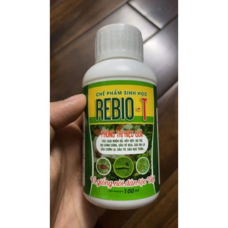 Chế phẩm sinh học RebioT chuyên đặc trị trĩ, nhện, sâu bọ, rầy rệp và các loại côn trùng chích hút cho cây