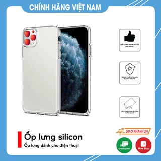Ốp điện thoại Táo dẻo trong suốt 6/7/8/7+/8+/X/XS/XR/XS Max/11/11 Pro Max/12/12 Pro Max không ố vàng