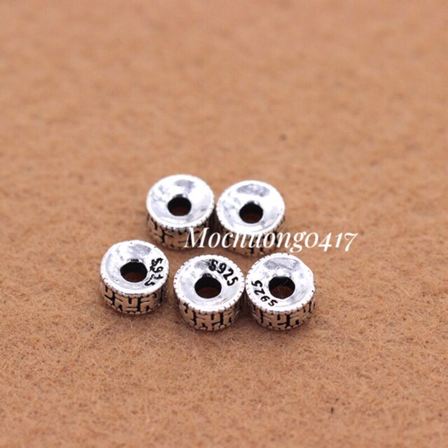 🔥 GIÁ BÁN SỈ 🔥 Bạc chuẩn: Charm bạc chặn chữ vạn bạc - Hàng chuẩn - đẹp, TH360