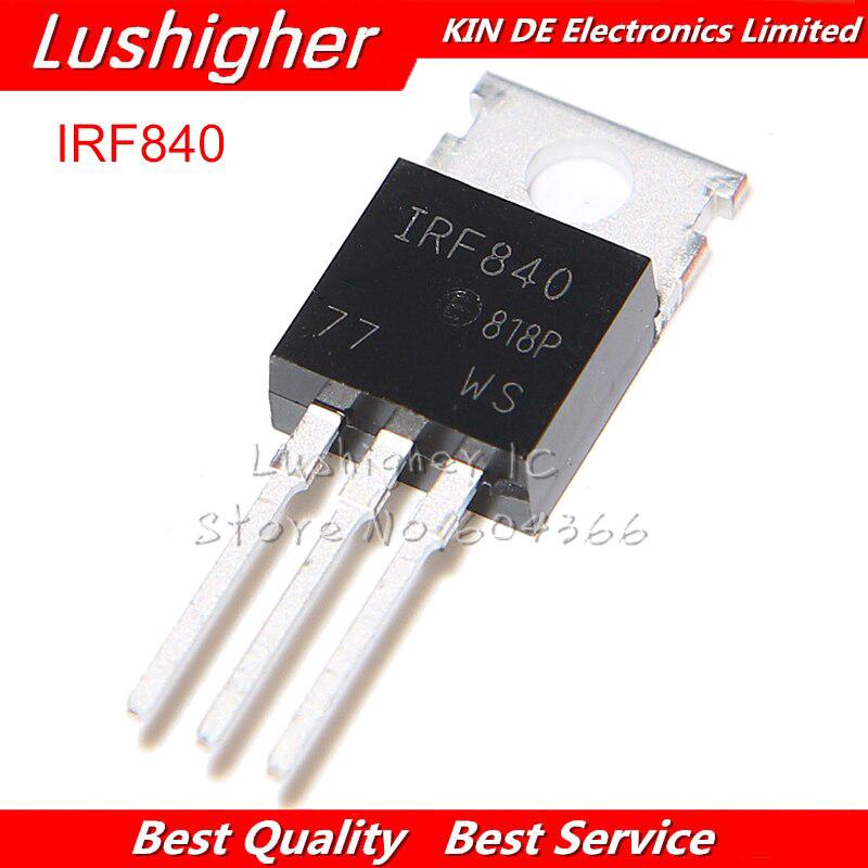Bộ 10 con irf840 to-220 irf840pbf to220 mosfet n kênh 8a 500v
