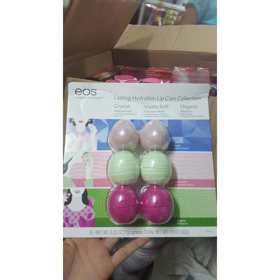SON TRỨNG DƯỠNG MÔI EOS MỸ