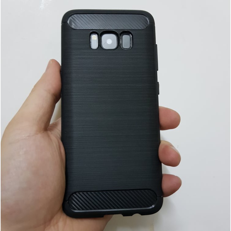 Ốp Tpu giả vân xước kim loại dành cho galaxy S8, s8plus,s9,s9plus,note8,cầm rất sướng và chắc chắn