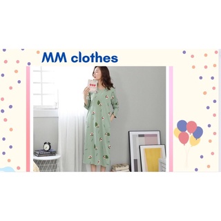 Váy đầm ngủ cotton lạnh dưới 65kg vừa