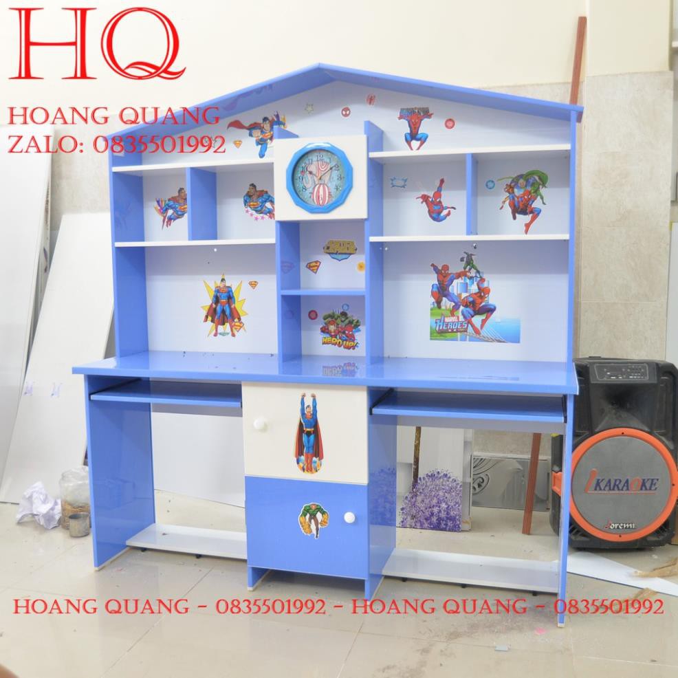 bàn-học-đôi-cho-bé-bàn-học-sinh-nhựa-đài-loan | BigBuy360 - bigbuy360.vn