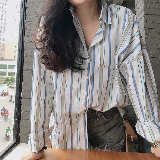 🌹Sơ mi sọc pha màu🌹