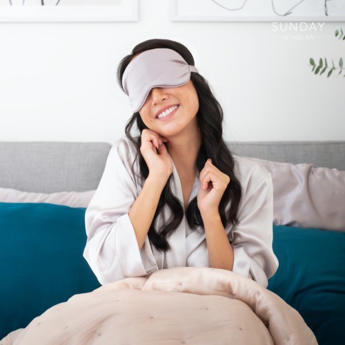 Bịt Mắt Ngủ SUNDAY IN HOI AN Lụa Tơ Tằm