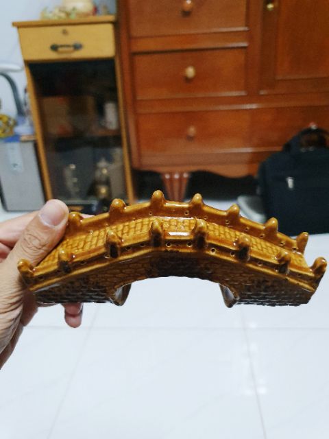 CẦU TRANG TRÍ HỒ CÁ NON BỘ 17x4x6cm