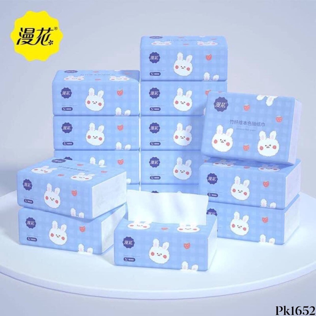 HOTThùng 40 Gói Giấy Ăn Thỏ Trắng Siêu Dai, Siêu Mịn dai dai, mềm mịn, giảm tới bến (Hàng Nội Địa Trung Quốc)