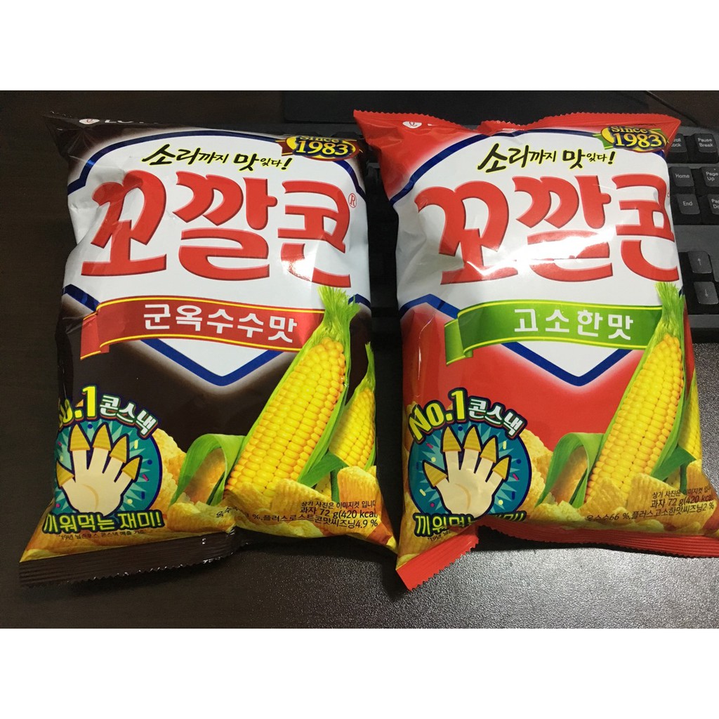 SNACK NGÔ LOTTE CÁC VỊ 72G