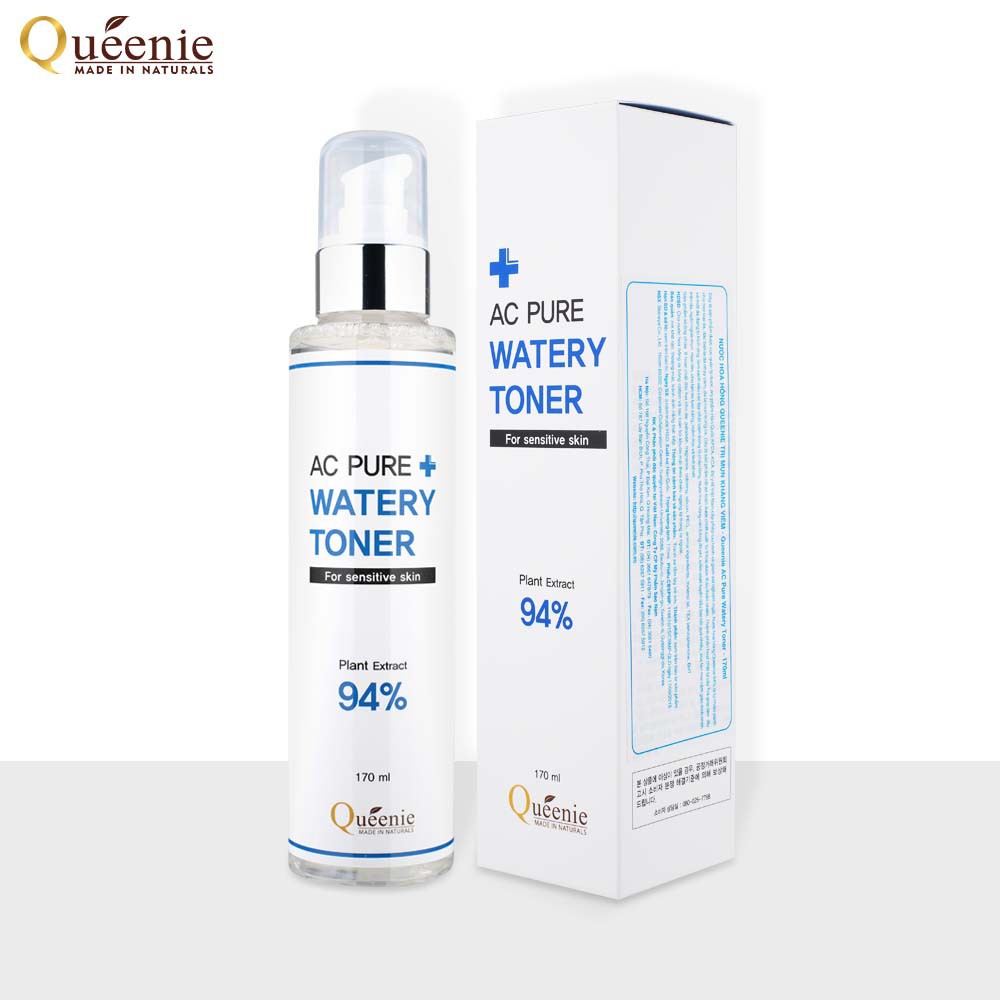 Bộ Mỹ Phẩm Dưỡng Trắng Da Queenie Làm Sạch Sâu, Cấp Ẩm Bổ Sung collagen 4 Sản Phẩm