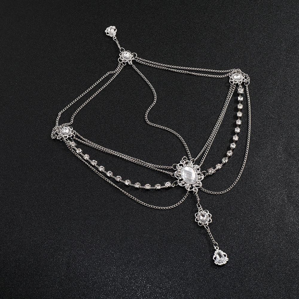 LILYES Vòng Cài Tóc Đính Đá Phong Cách Boho Cho Nữ