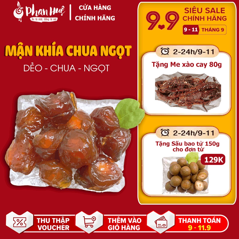 Ô mai xí muội mận khía chua ngọt Phan Huệ đặc biệt, mận miền Bắc chọn lọc, đặc sản Hà Nội