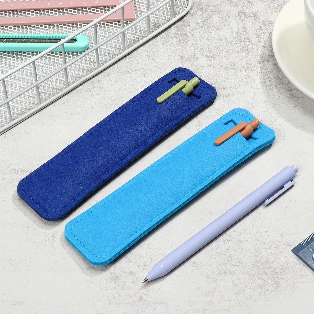 1 Túi Đựng Bút Bằng Vải Nỉ Cho Trường Học / Văn Phòng Ốp
