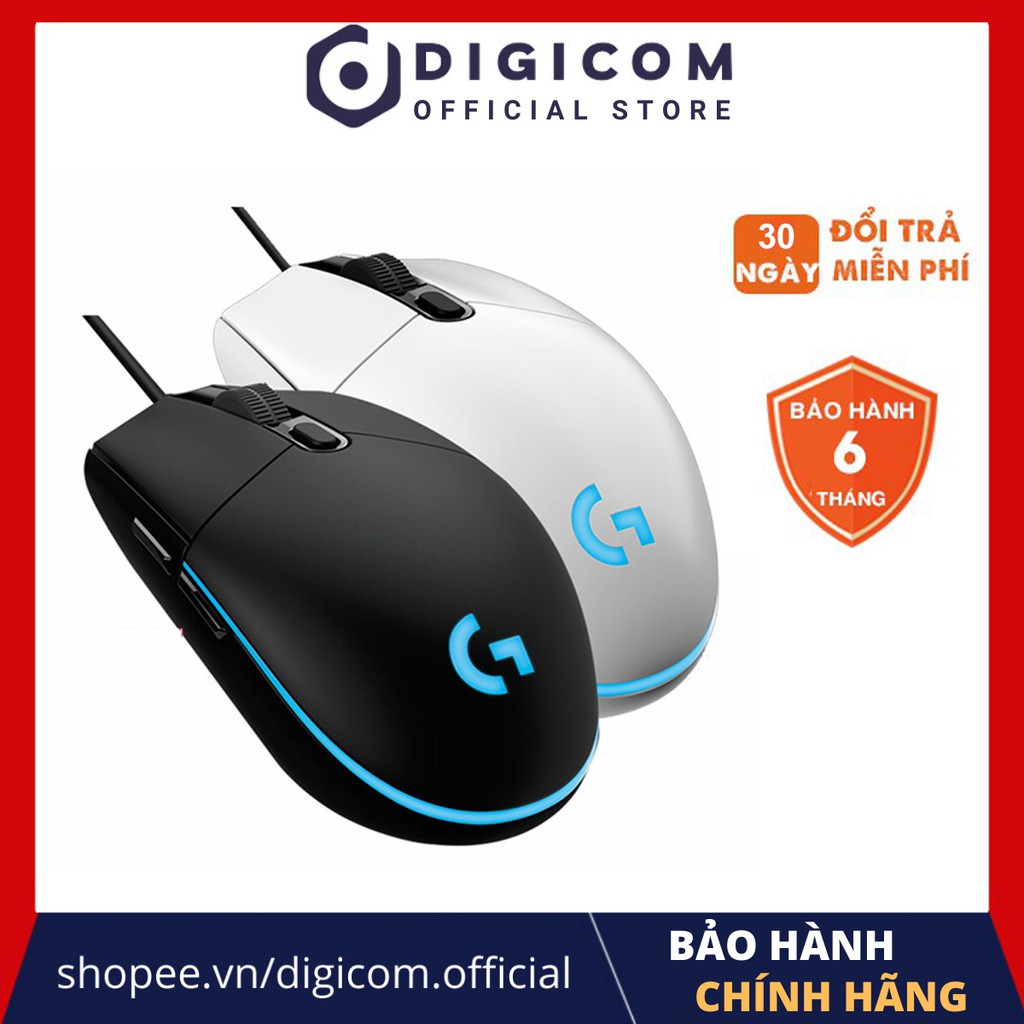 Chuột máy tính có dây, chuột gaming G102 quang học có dây cổng USB thế hệ mới chất lượng cao