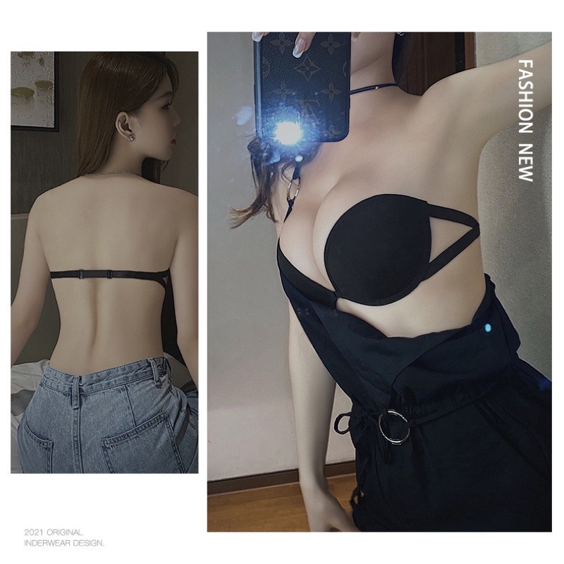 Áo Lót Đúc Tim Hít Massage Dây Trong 965