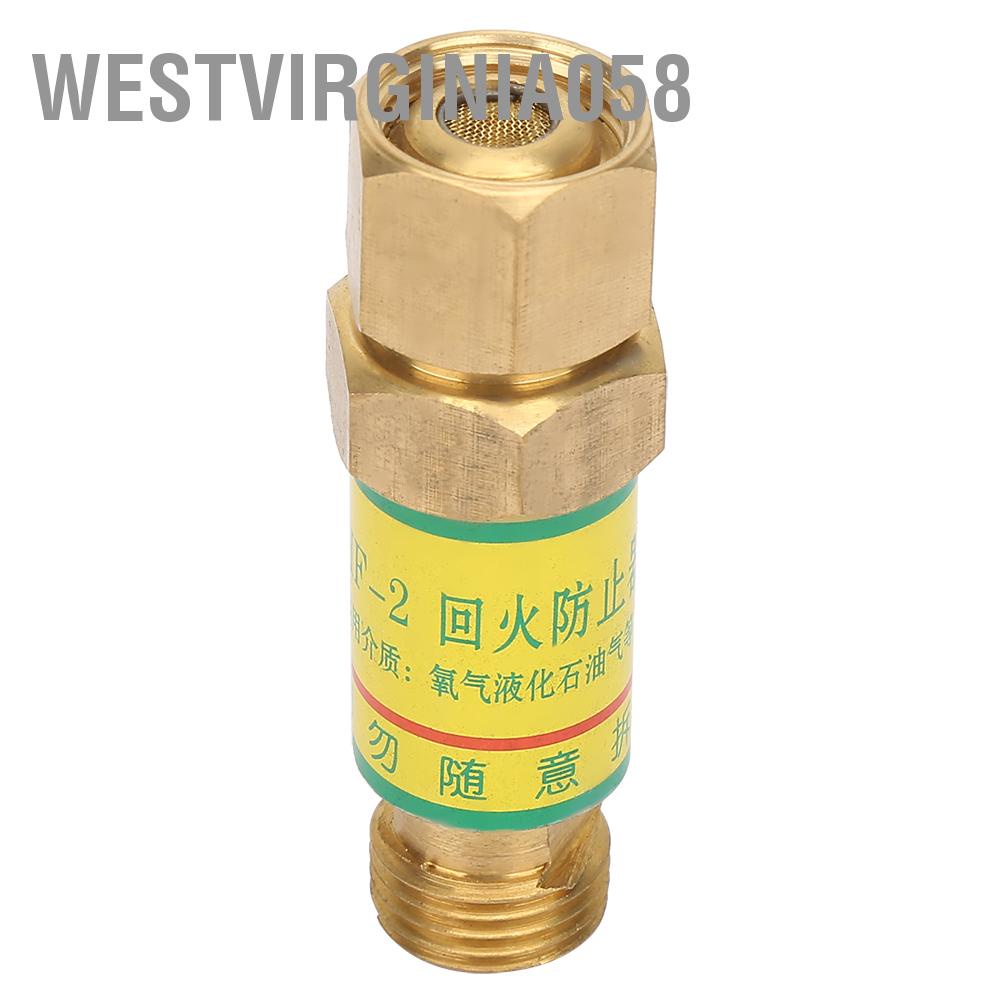 Westvirginia058 Van kiểm tra oxy / axetylen hồi tưởng Bộ điều khiển hàn Cắt ngọn lửa đuốc M16 * 1.5
