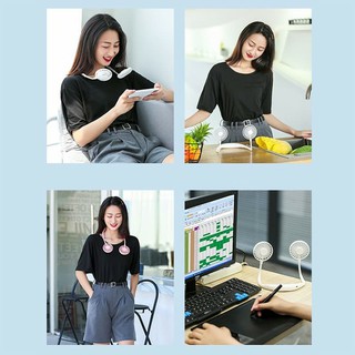 (SỐC XẢ HÀNG) QUẠT ĐEO CỔ MINI 3 TỐC ĐỘ