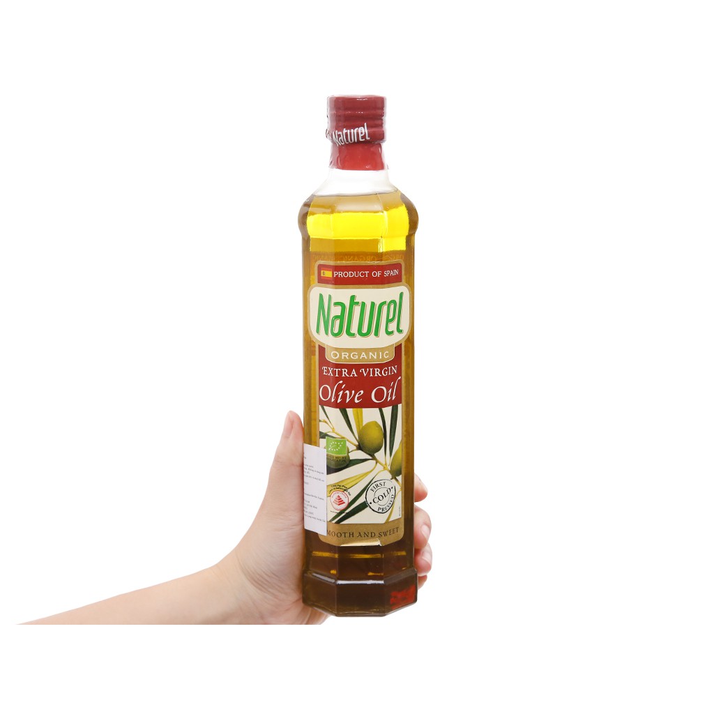 Dầu Oliu Naturel nguyên chất hữu cơ - Naturel Organic Extra Virgin Olive oil 500ml