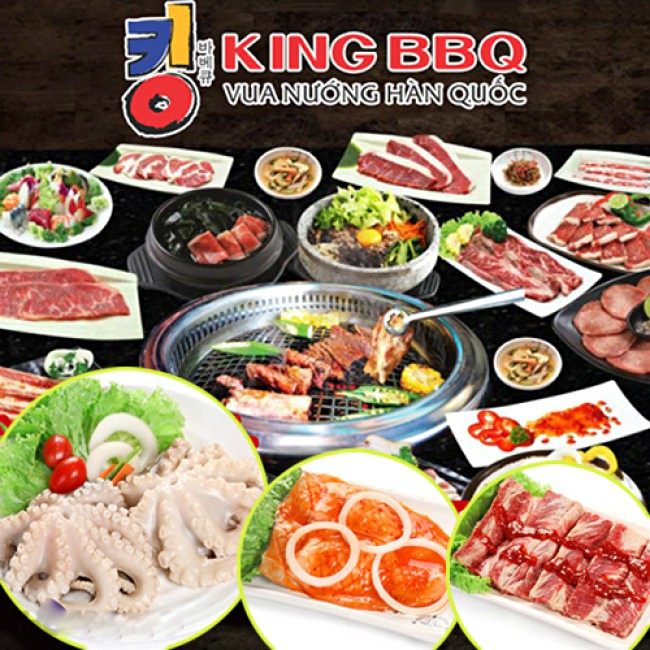 Hà Nội [Voucher] - Buffet nướng cao cấp menu 279k tại King BBQ Cầu Giấy  Không giới hạn Panchan món nóng