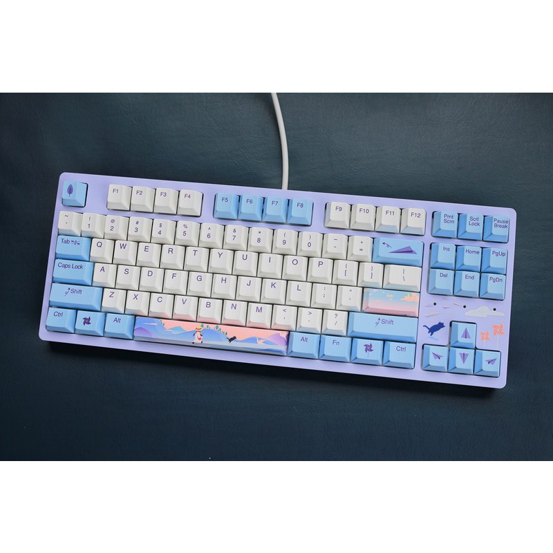 Bàn phím cơ DareU A87 Cherry switch Swallow/Summer/Childhood/Dream - Chính hãng bảo hành 24 tháng