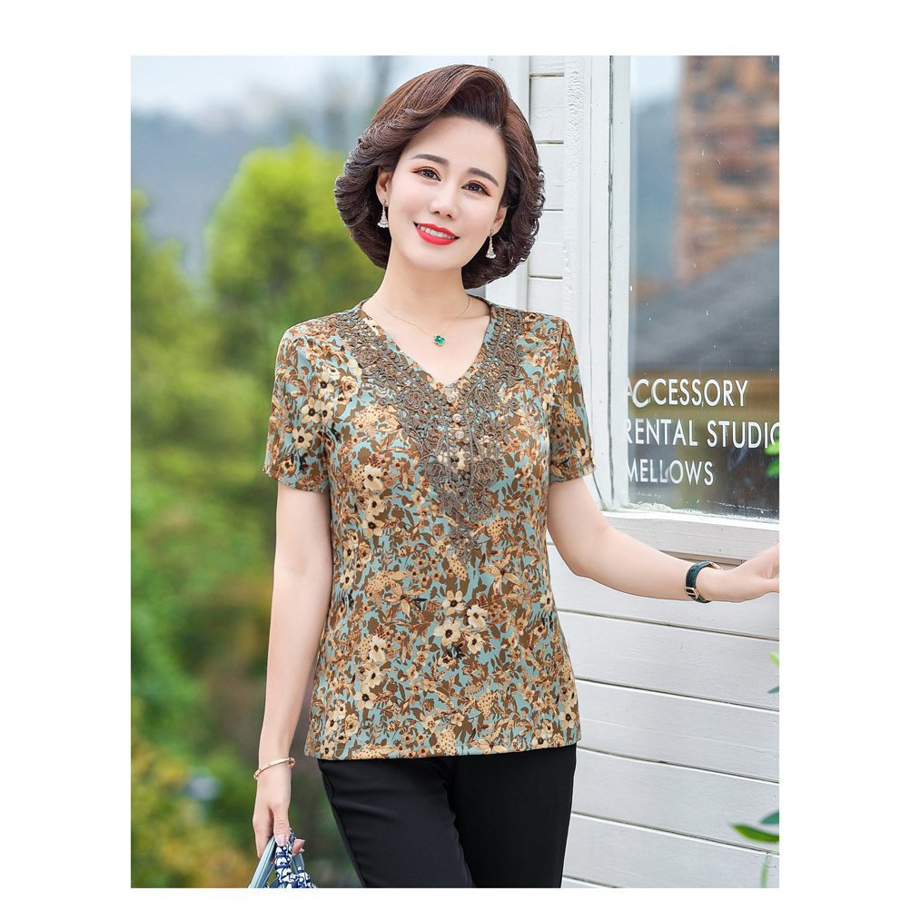 ÁO SƠ MI TRUNG NIÊN, CHO NGƯỜI GIÀ ( SM ren)