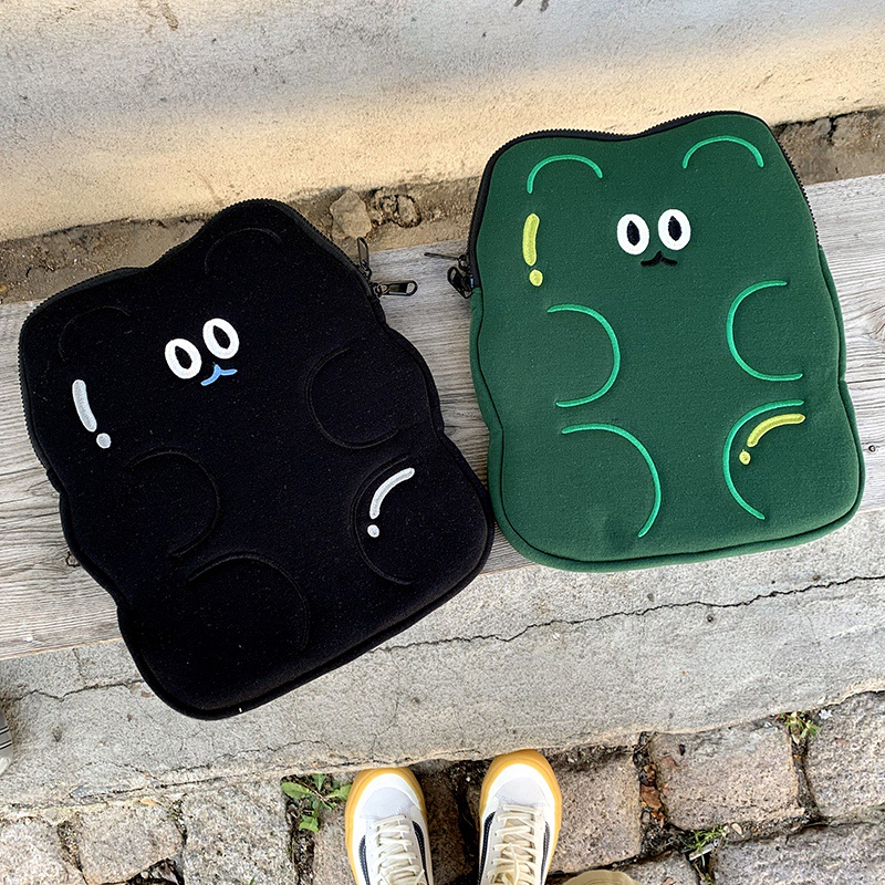 Túi đựng máy tính bảng hình gấu đáng yêu sáng tạo thích hợp cho Pro13 11 inch