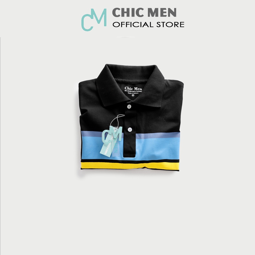 Áo POLO nam cổ bẻ, form regular CVC, vải cá sấu Cotton - CHICMEN
