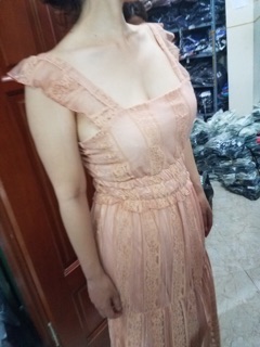 Vây maxi ren cánh tiên