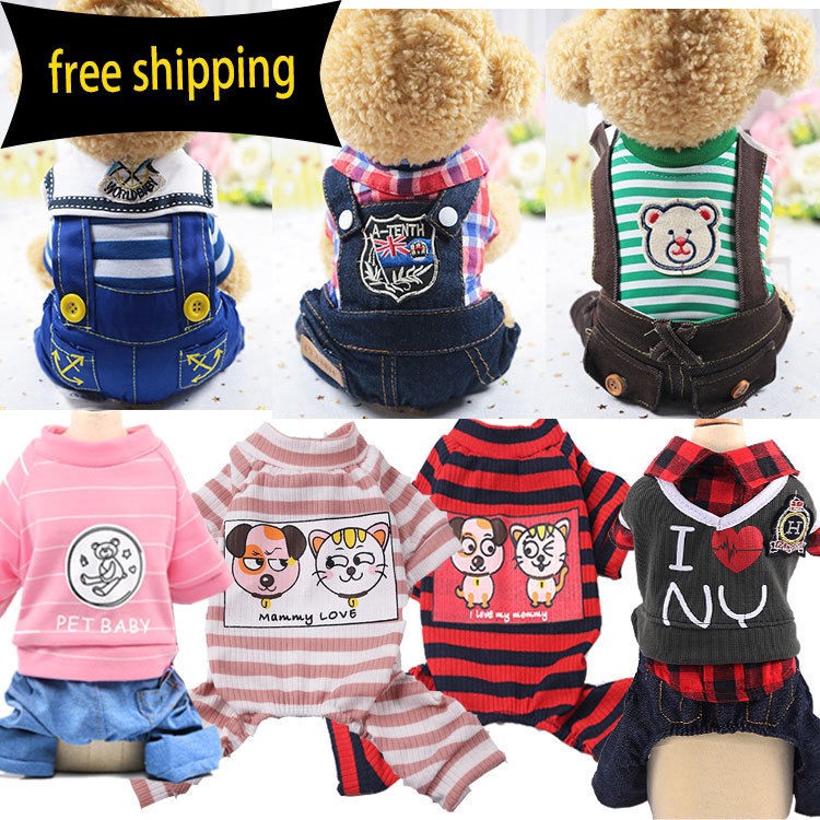 Dogs, cats, pet clothes, T-shirts, new paint