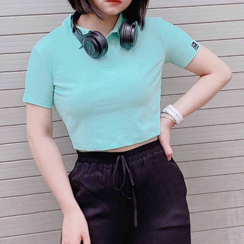 Áo Croptop Nữ MOLENTO Áo Polo Nữ Crt Thun Sơ Mi Ulzzang Crop Top Phông Cổ Bẻ Kiểu Ôm Body Có Cổ Tay Ngắn Đẹp - M16 | BigBuy360 - bigbuy360.vn