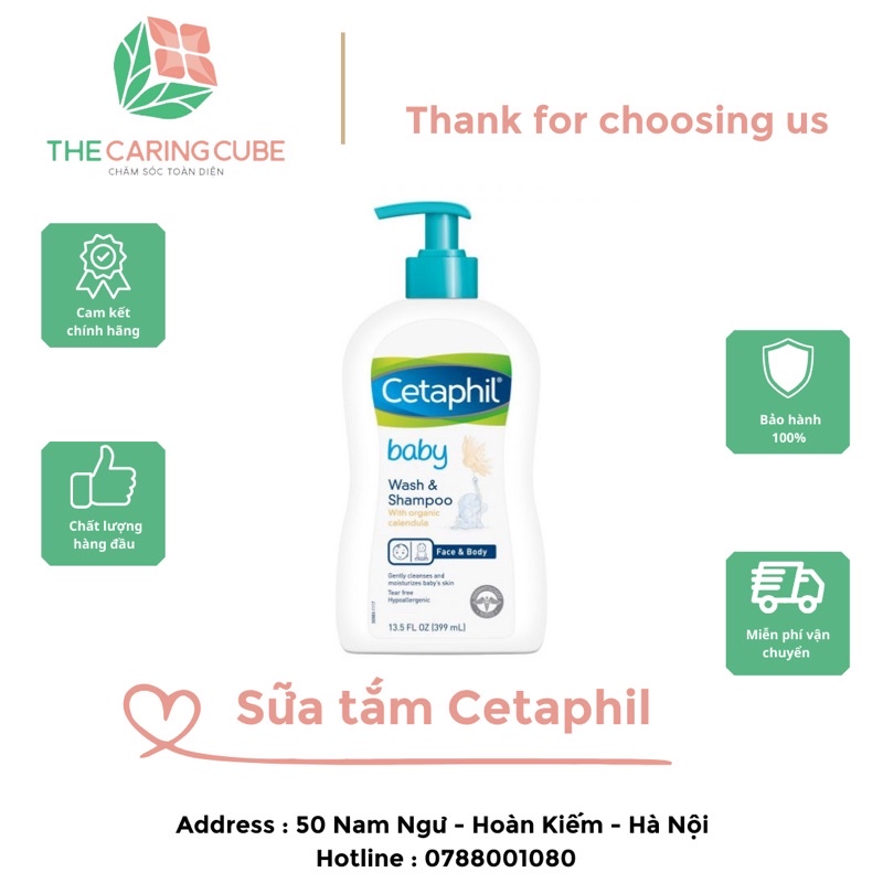 Sữa tắm gội Cetaphil úc 400ml