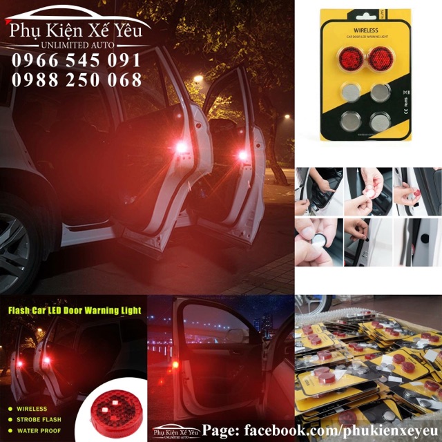 Đèn led cảnh báo mở cửa