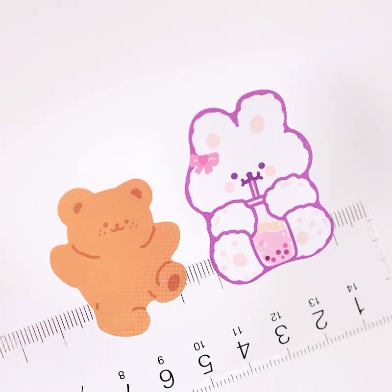 (SK05) Hình dán con gấu dễ thương