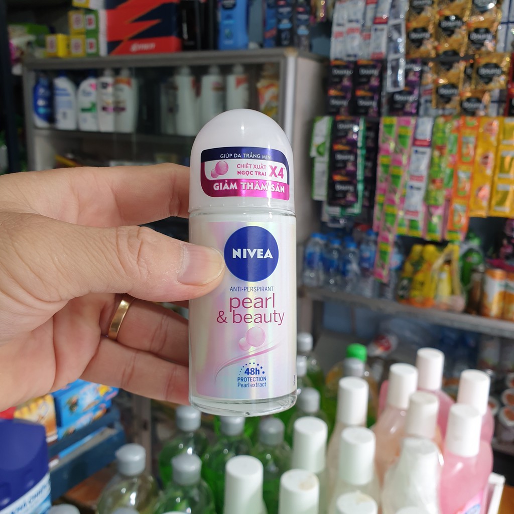 LĂN KHỬ MÙI NIVEA - NGỌC TRAI / KHÔ THOÁNG / QUYẾN RŨ LỌ 50ML