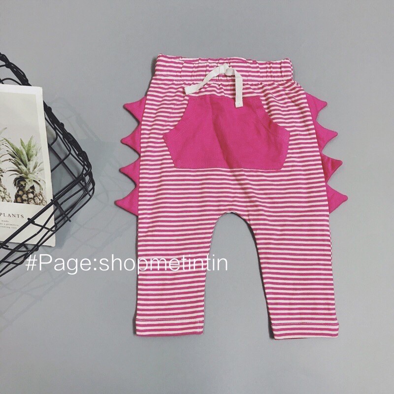 Quần cotton cho bé ( klh 6m,) kẻ hồng