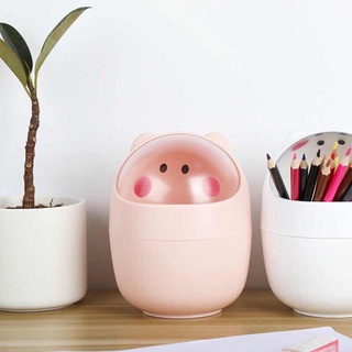 Thùng rác mini để bàn hộp đựng khăn giấy đựng bút đa năng cho văn phòng 12.5x12.5cm cakeshop hcm