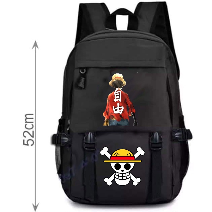 Balo Luffy One Piece 🎁 FREESHIP 🎁 Balo onepiece dành cho fan luffy - cặp one piece giá rẻ in theo yê