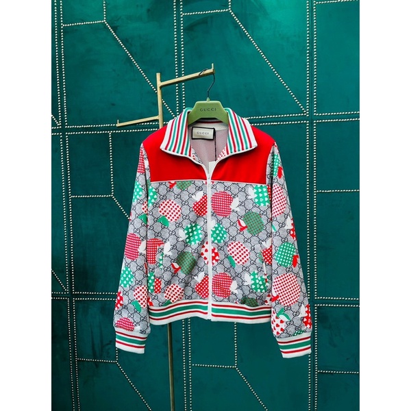 Áo khoác ngoài dáng bomber cho nữ thương hiệu Gucci GC cao cấp